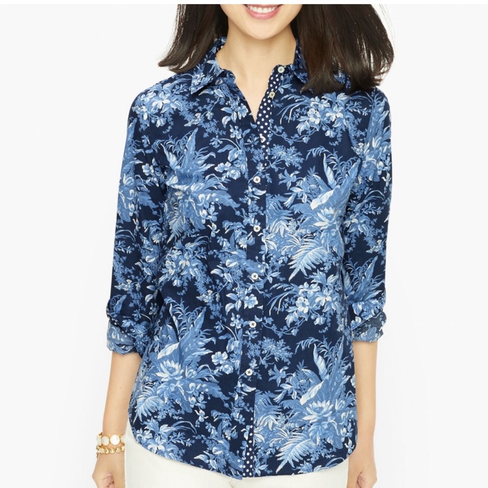 NWT - Talbots button down shirt / top